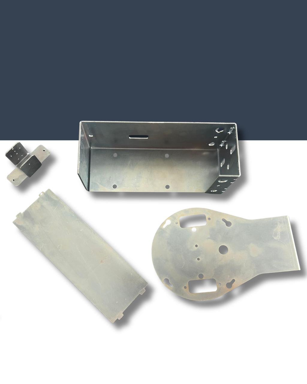 Peça em aço galvanizado