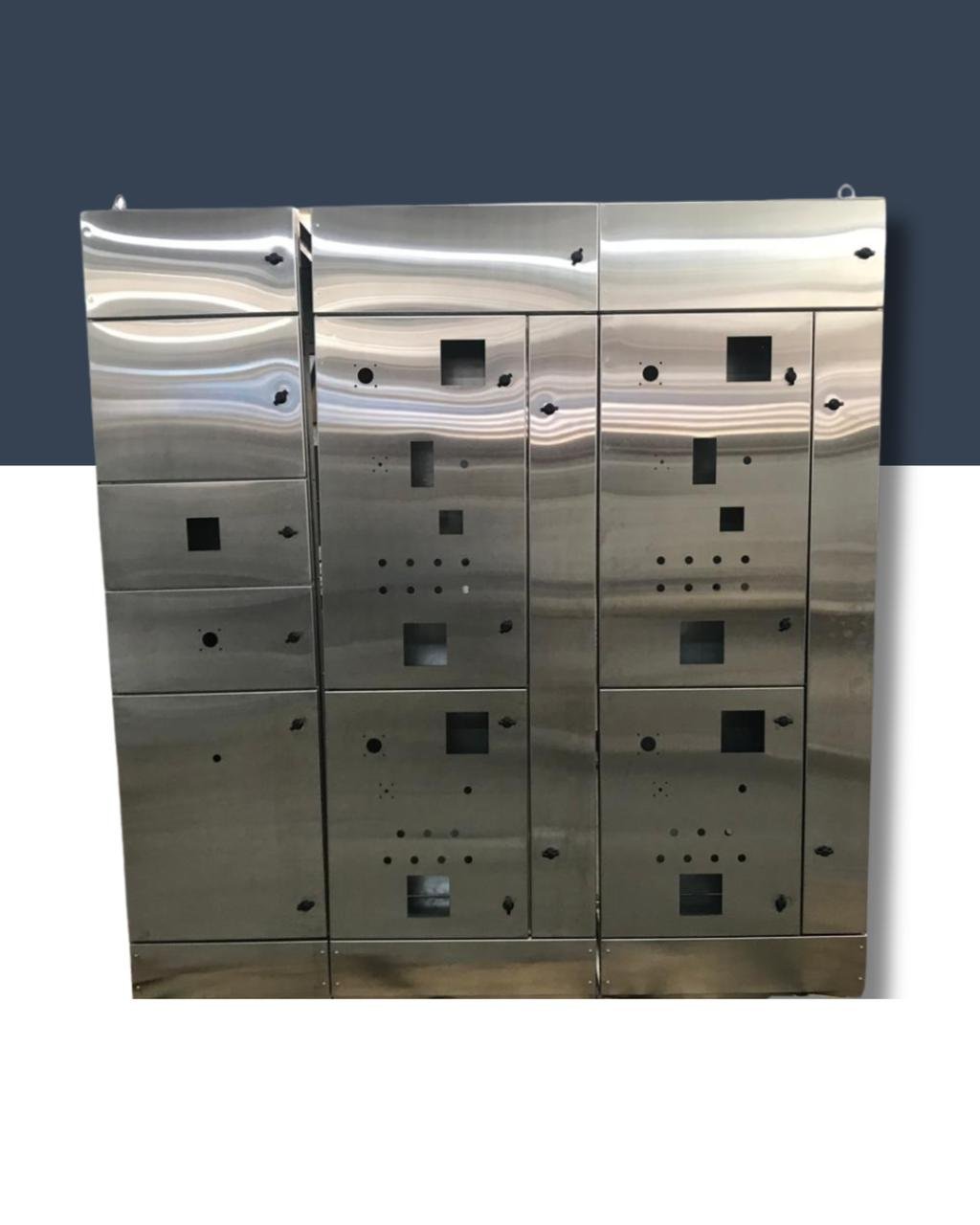 Painel tipo CCM em aço inox