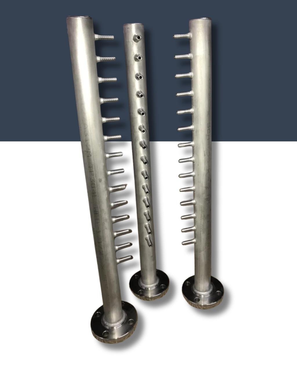 Tubulação em aço inox